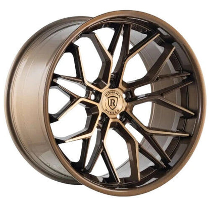 Rohana RFC3 20x11 ET18 Machine Bronze 5x112 – (Square Set of 4)