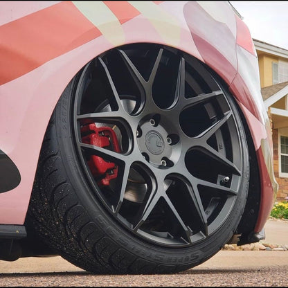 Aodhan AFF2 Matte Gray - 20x10.5 +35 5x112 (Square Set of 4)