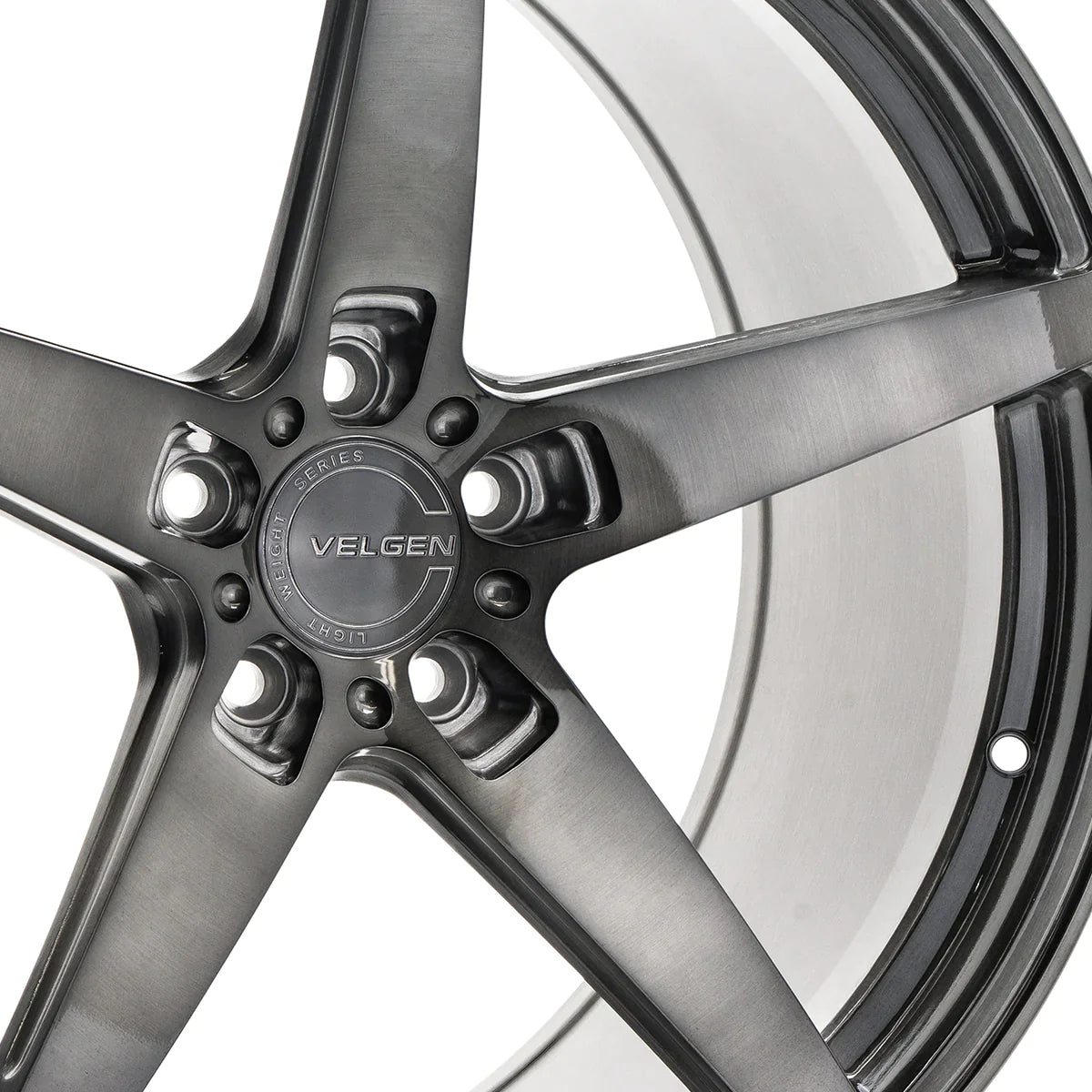 22" Velgen Classic5 V2 Brushed Titanium 5x114.3 ( Set of 4 )