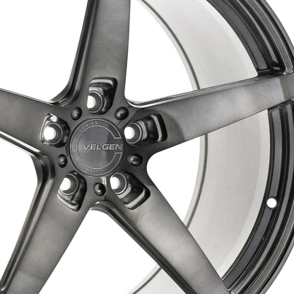 22" Velgen Classic5 V2 Brushed Titanium 5x114.3 ( Set of 4 )