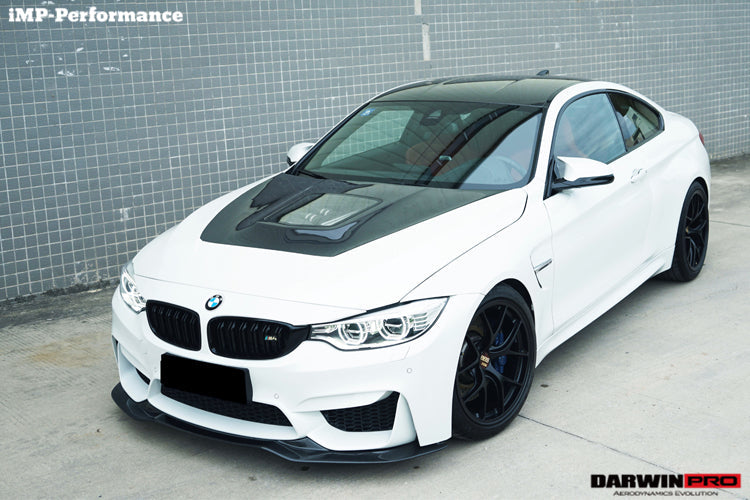 2014-2020 BMW M3/M4 IMP Performance Partial Carbon Fiber Hood - DarwinPRO Aerodynamics