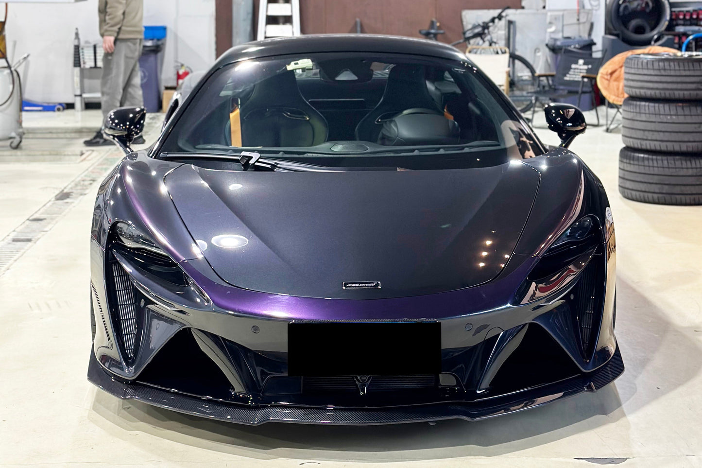 2023-UP McLaren Artura Coupe | Spider NVT Style Autoclave Carbon Fiber Front Lip