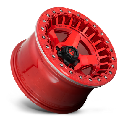17" Fuel D117 Warp Beadlock Candy Red 5x127 ( Set of 4 )