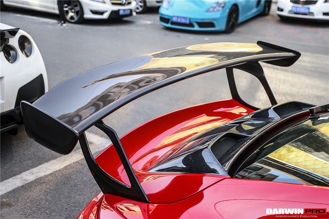 2016-2019 Porsche 911 991.2 Carrera /S/4S GT2RS Style Carbon Fiber Trunk Spoiler Wing - DarwinPRO Aerodynamics
