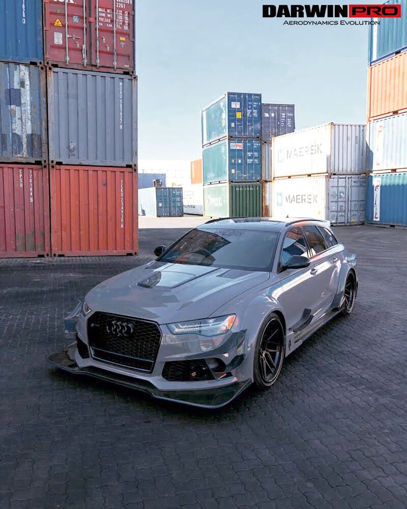 2013-2018 Audi A6 S6 RS6 BKSS Style Carbon Fiber Hood - DarwinPRO Aerodynamics