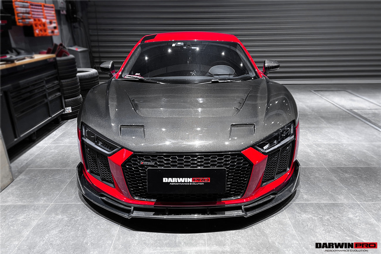 2016-2023 Audi R8 Coupe/Spyder iMP Performance Carbon Fiber Hood - DarwinPRO Aerodynamics