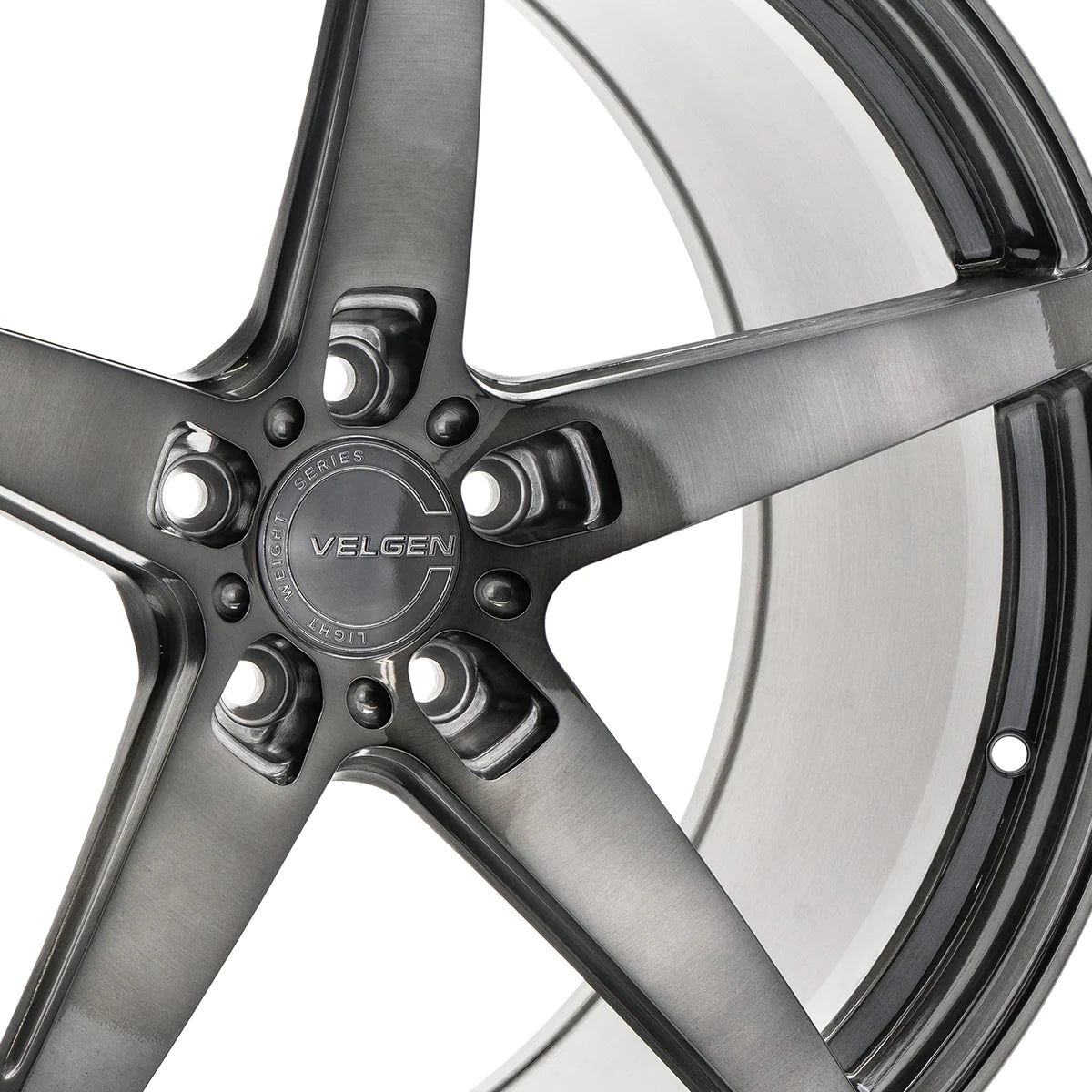 22" Velgen Classic5 V2 Brushed Titanium 5x127 ( Set of 4 )