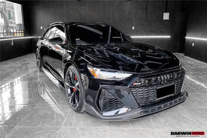 2019-2022 Audi RS6 Avant C8 BKSS Style Front Lip - DarwinPRO Aerodynamics