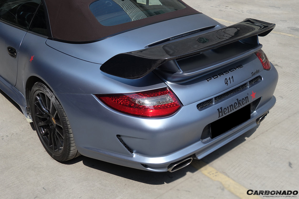 2005-2012 Porsche 911 997 Carrera/S GT3RS Style Trunk Spoiler Wing - Carbonado