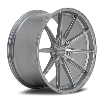 20" Velgen VF10 Gloss Silver 5x114.3 ( Staggered Set ) ( Set of 4 )