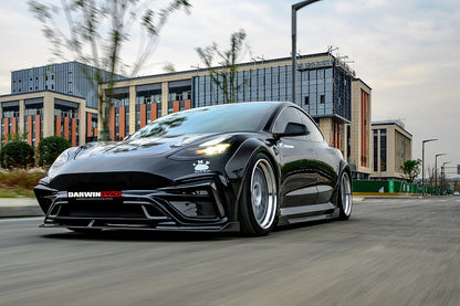 2017-2023 Tesla Model 3 IMP Performance Wide Fender Flares - DarwinPRO Aerodynamics