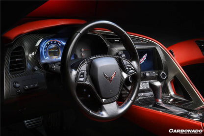 2013-2019 Corvette C7 Z06 Grandsport Dry Carbon Fiber Dash Board(Left And Right) - Carbonado Aero