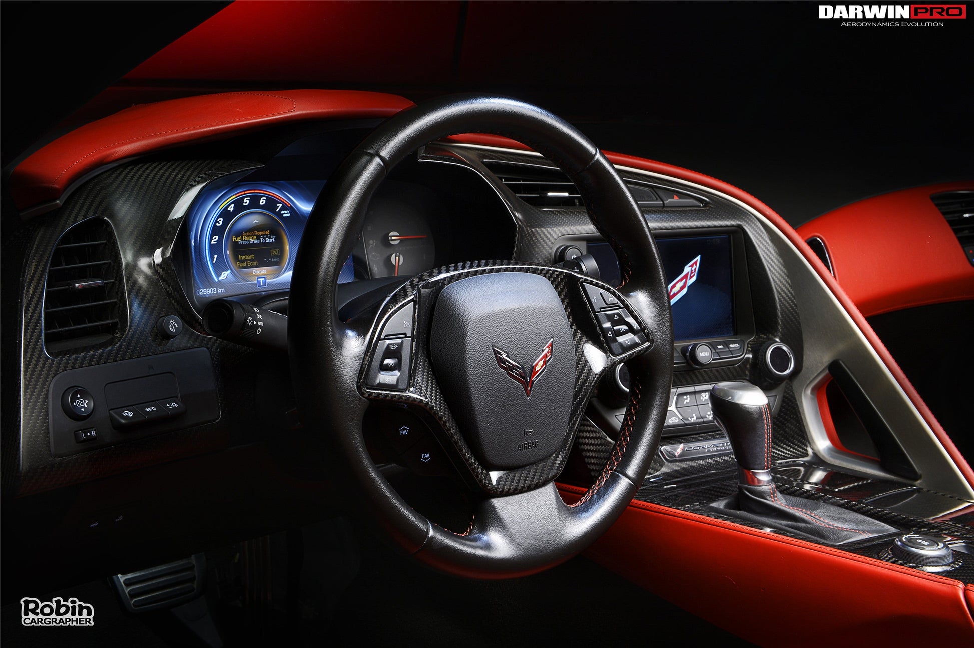 2013-2019 Corvette C7 Z06 Grandsport Carbon Fiber Dash Board (Left And Right) - DarwinPRO Aerodynamics