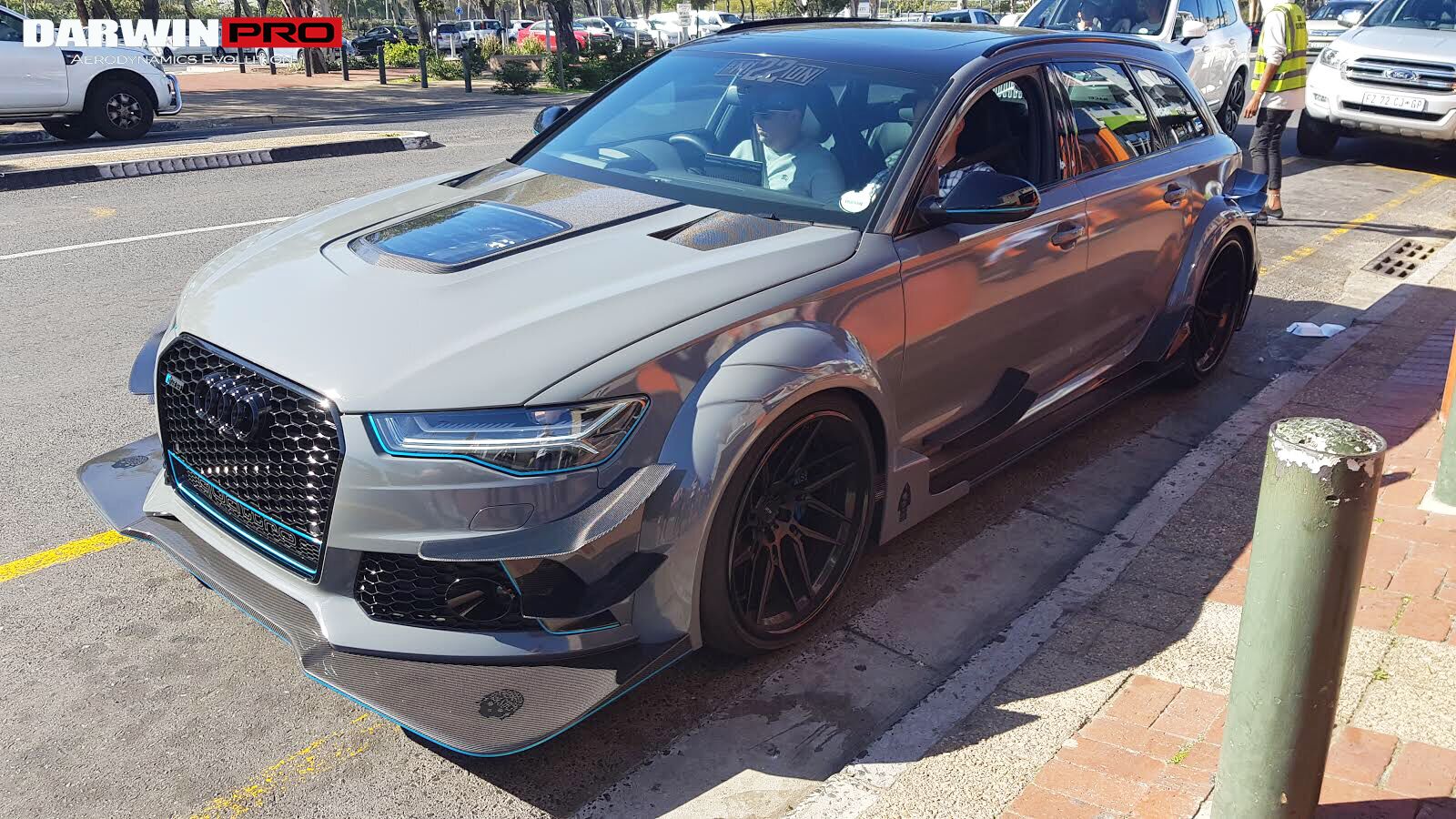 2013-2018 Audi A6 S6 RS6 BKSS Style Carbon Fiber Hood - DarwinPRO Aerodynamics