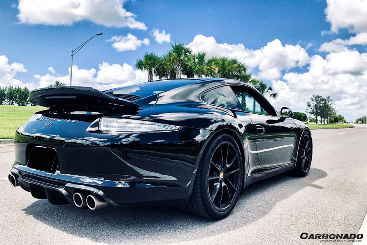 2012-2019 Porsche 911 991.1 991.2 Carrera & S & 4S & GTS  Coupe Only VRS Style Trunk Spoiler - Carbonado