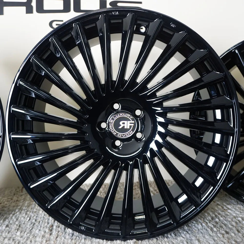 22" Road Force RF23 Gloss Black 5x127 (Set of 4)