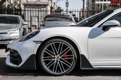 2016-2023 Porsche 718 Cayman/Boxster BKSS Style Partial Carbon Fiber Front Bumper - DarwinPRO Aerodynamics