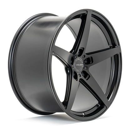 20" Velgen Classic5 V2 Satin Black 5x114.3 ( Staggered Set ) ( Set of 4 )