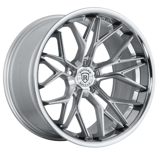 Rohana RFC3 19x8.5 ET35 Machine Silver 5x114 – (Square Set of 4)
