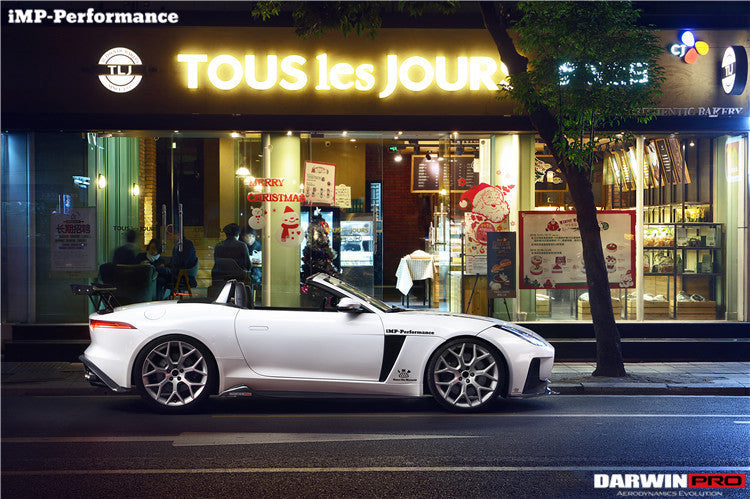 2013-2017 Jaguar F-Type Convertible IMP Performance Partial Carbon Fiber Full Body Kit - DarwinPRO Aerodynamics