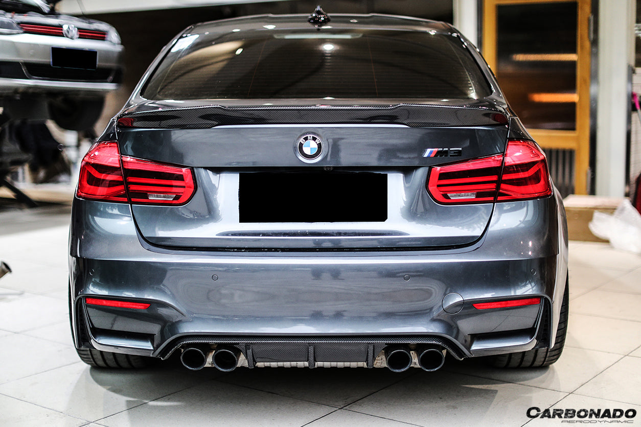 2014-2020 BMW M3 F80 & M4 F82 MP Style Carbon Fiber Rear Diffuser - Carbonado