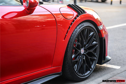 2016-2019 Porsche 911 991.2 Carrera /Targa 4/4S GT2RS Style Partial Carbon Fiber Fender - DarwinPRO Aerodynamics