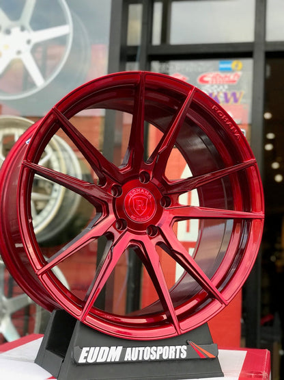 Rohana RFX2 20x9 ET45 Gloss Red 5x130 – (Square Set of 4)