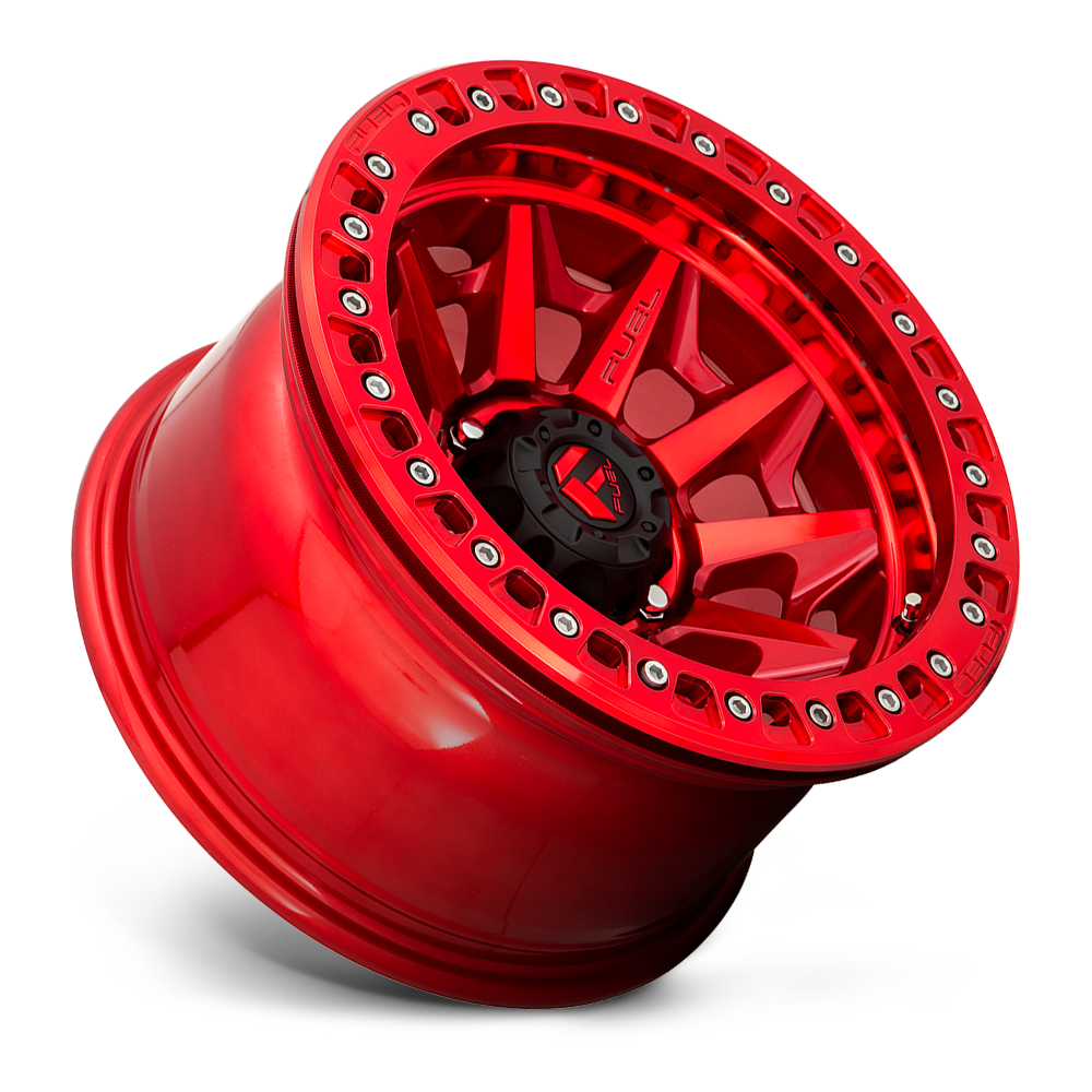17" Fuel D113 Covert Beadlock Candy Red 6x139.7 ( Set of 4 )