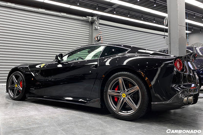 2012-2017 Ferrari F12 Berlinetta DC Style Carbon Fiber  Side Skirts - Carbonado