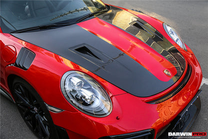 2016-2019 Porsche 911 991.2 Carrera /Targa 4/4S GT2RS Style Partial Carbon Fiber Fender - DarwinPRO Aerodynamics