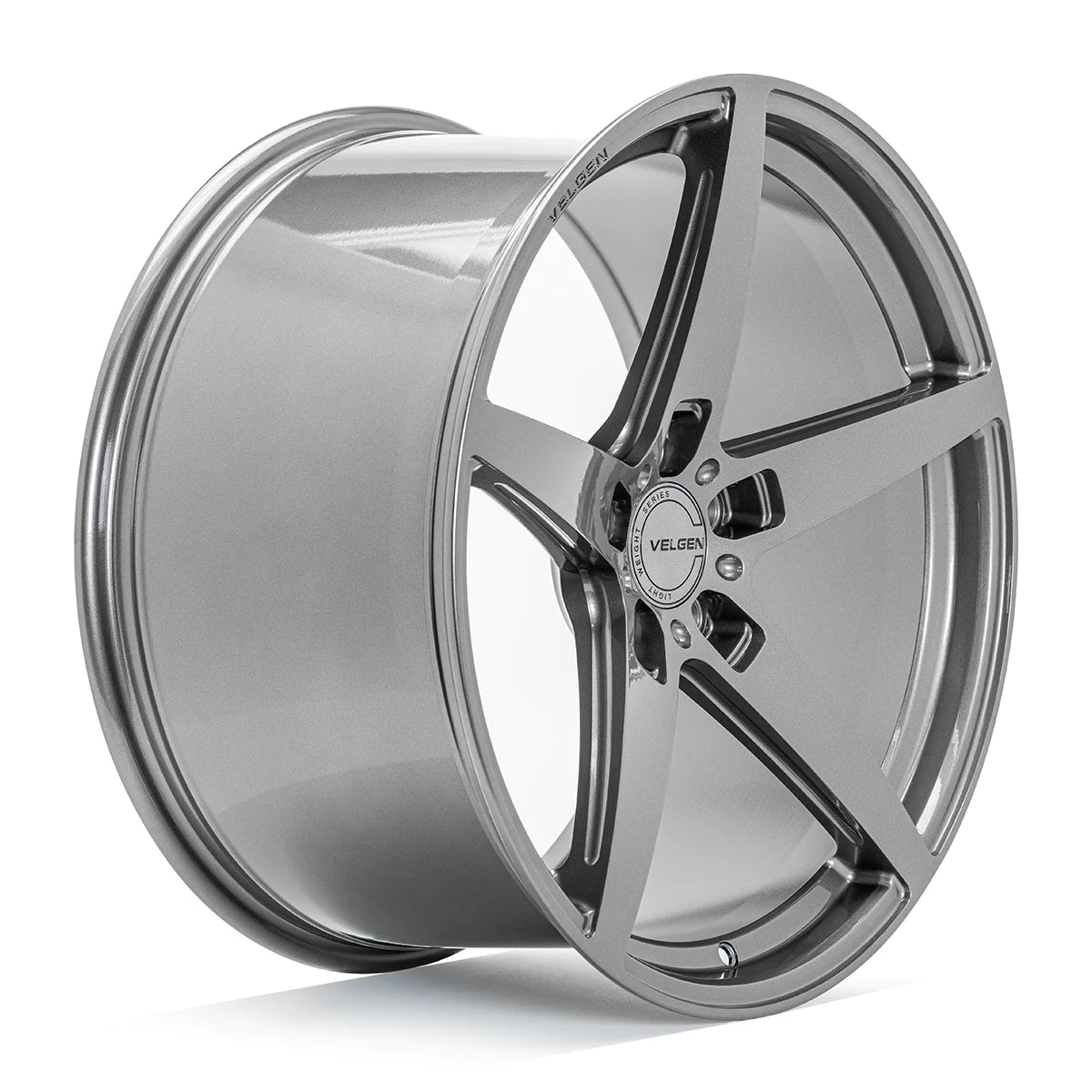 20" Velgen Classic5 V2 Gloss Gunmetal 5x114.3 ( Staggered Set ) ( Set of 4 )