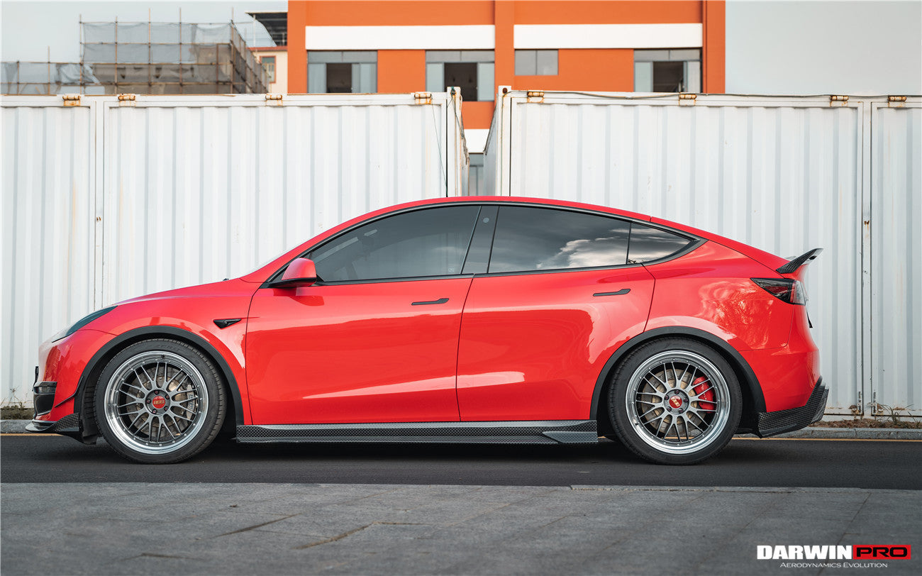 2020-2023 Tesla Model Y IMP Performance Carbon Fiber Side Skirts - DarwinPRO Aerodynamics