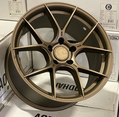 18" Aodhan AH11 Matte Bronze 5x120 ( Staggered Setup ) ( Set of 4 )