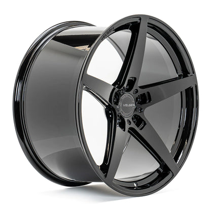 20" Velgen Classic5 V2 Gloss Black 5x114.3 ( Staggered Set ) ( Set of 4 )