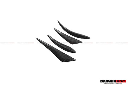 2014-2020 BMW M3/M4 BKSS Style Carbon Fiber Canards - DarwinPRO Aerodynamics