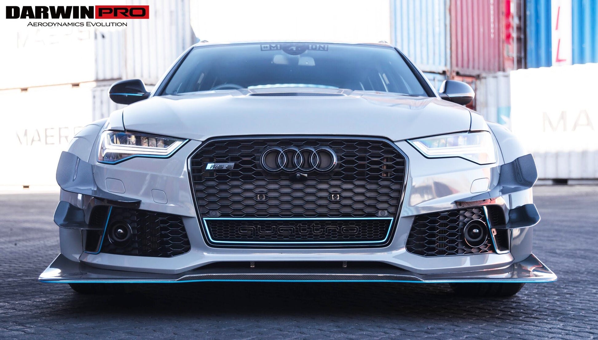 2013-2018 Audi RS6 Avant Bkss Style Wide Body Full Body Kit - DarwinPRO Aerodynamics