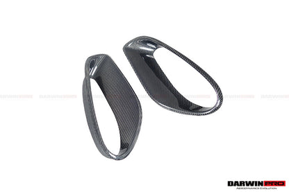 2013-2019 Porsche 991 Turbo/S OEM Style Carbon Fiber Quarter Panel Side Scoops - DarwinPRO Aerodynamics
