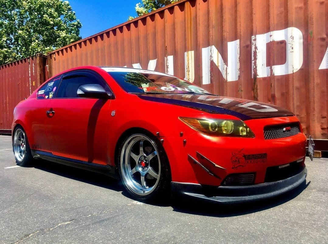Aodhan AH08 Hyper Black - 18x8.5 +35 / 18x9.5 +30 5x114.3 (Staggered Set of 4)