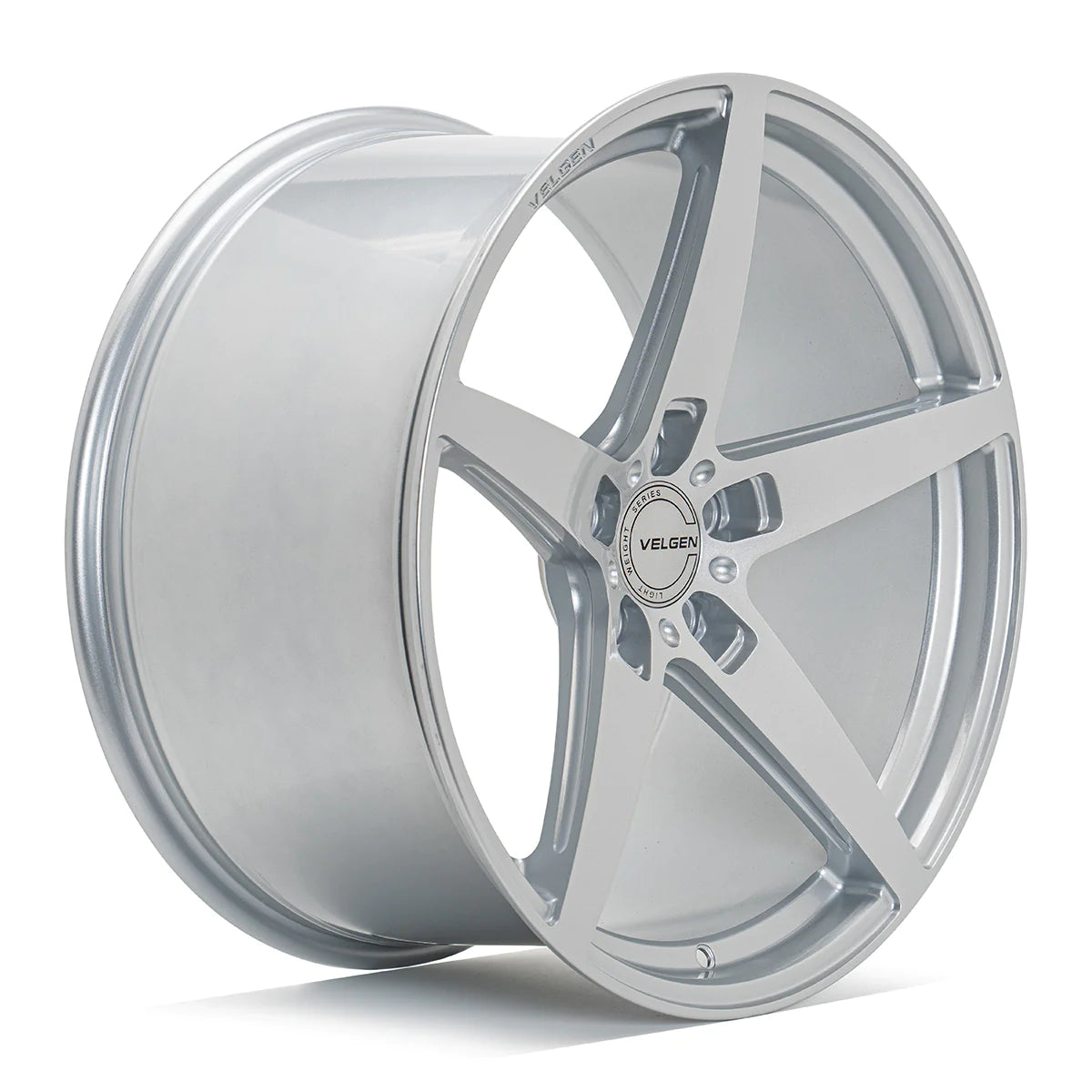 20" Velgen Classic5 V2 Gloss Silver 5x114.3 ( Staggered Set ) ( Set of 4 )