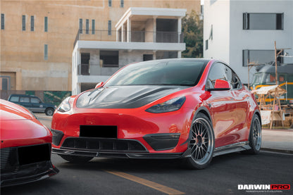 2020-2023 Tesla Model Y IMP Performance Carbon Fiber Front Lip - DarwinPRO Aerodynamics