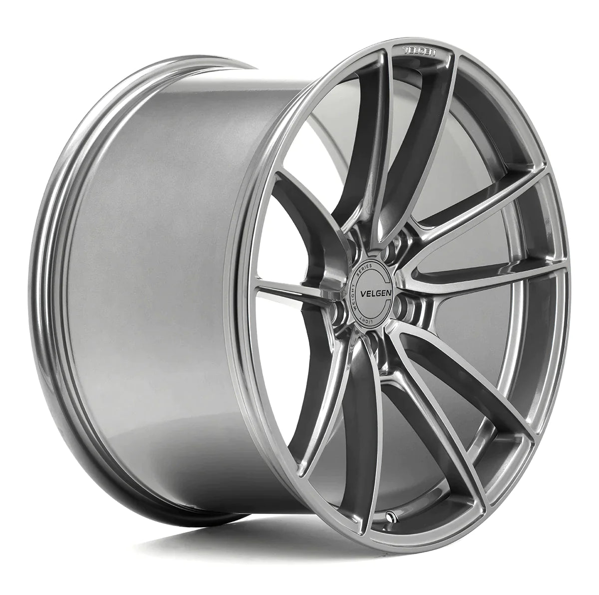 19" Velgen VF5 Gloss Gunmetal 5x114.3 ( Staggered Set ) ( Set of 4 )