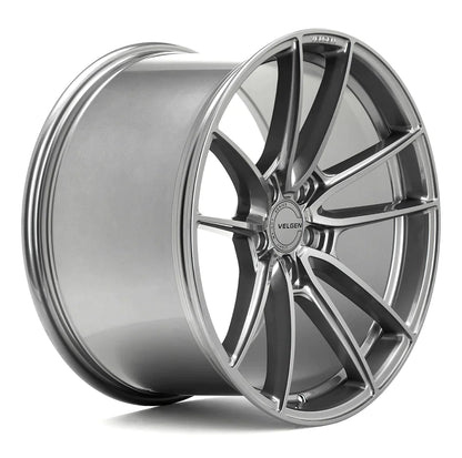 19" Velgen VF5 Gloss Gunmetal 5x114.3 ( Staggered Set ) ( Set of 4 )
