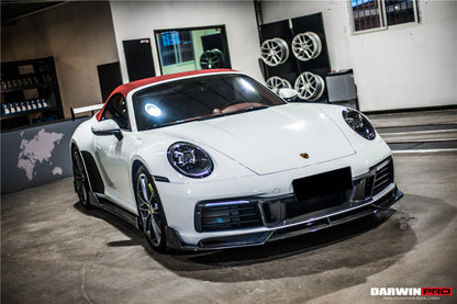 2019-2023 Porsche 911 992 Carrera S/4/4S/Targa/Cabriolet BKSS Style Front Lip - DarwinPRO Aerodynamics