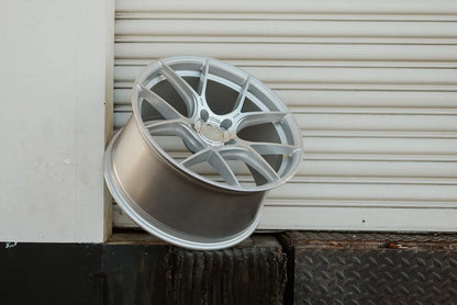 Aodhan AH-11 Gloss Silver Machined Face - 18x9.5 +35 5x114.3 (Square Set of 4)