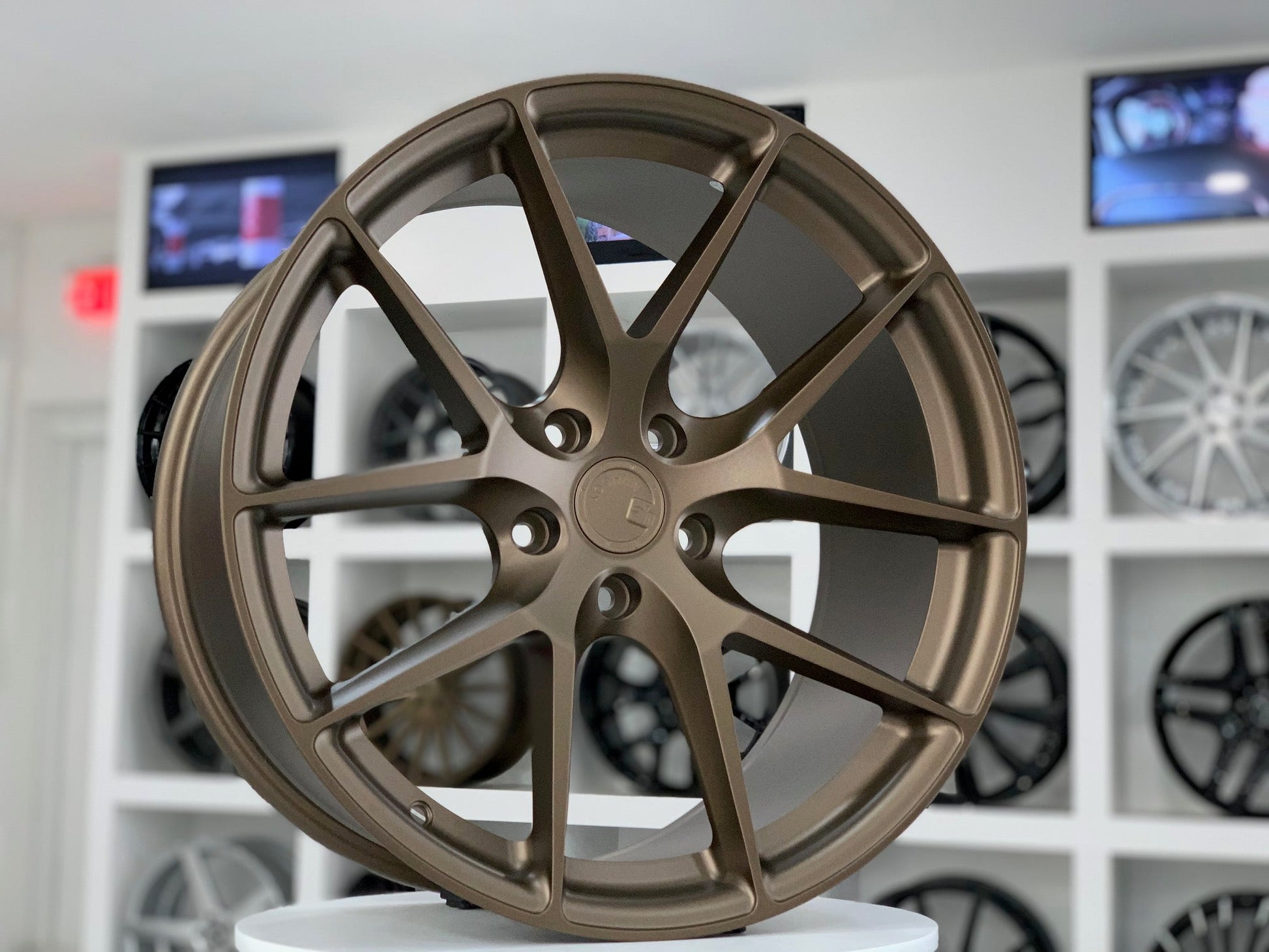 Aodhan AFF7 Matte Bronze - 19x9.5 +35 5x112 (Square Set of 4