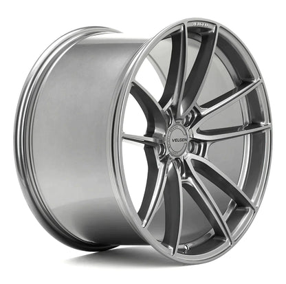 20" Velgen VF5 Gloss Gunmetal 5x112 ( Staggered Set ) ( Set of 4 )