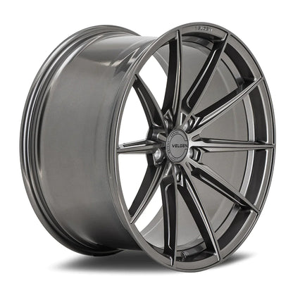 20" Velgen VF10 Gloss Gunmetal 5x114.3 ( Staggered Set ) ( Set of 4 )