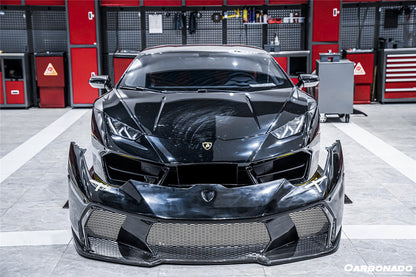 2015-2021 Lamborghini Huracan LP610/LP580/EVO VRS Style Front Bumper - Carbonado