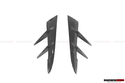 2019-UP Toyota GR Supra (J29/DB) A90 A91 BKSS Style Carbon Fiber Front Bumper Vents - DarwinPRO Aerodynamics