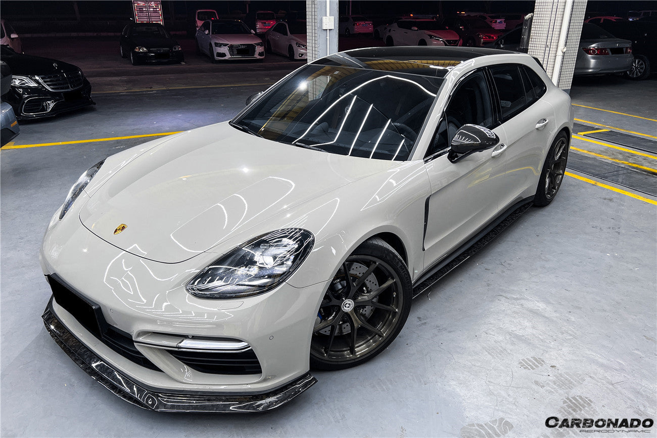 2017-2023 Porsche Panamera 971-1/971-2 OD Style Side Skirts - Carbonado